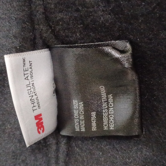 3M black knit beanie. Used, but barely. I hand washed & sanitized it. - Picture 6 of 7